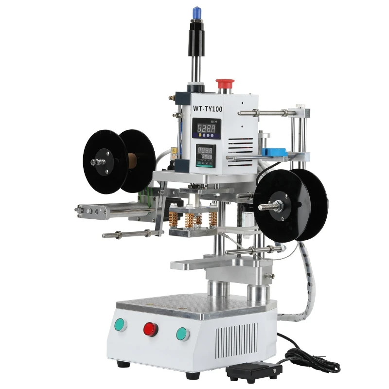 Automatic heat transfer label heat transfer machine LOGO hot stamping machine Underwear socks hot drilling machine Hot press