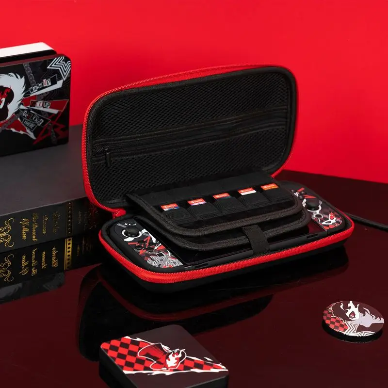 Switcholed Persona 5 حافظة واقية وحدة التحكم في الألعاب حقيبة التخزين P5 ملحقات محيطية محدودة مقبض منفصل حافظة واقية #4