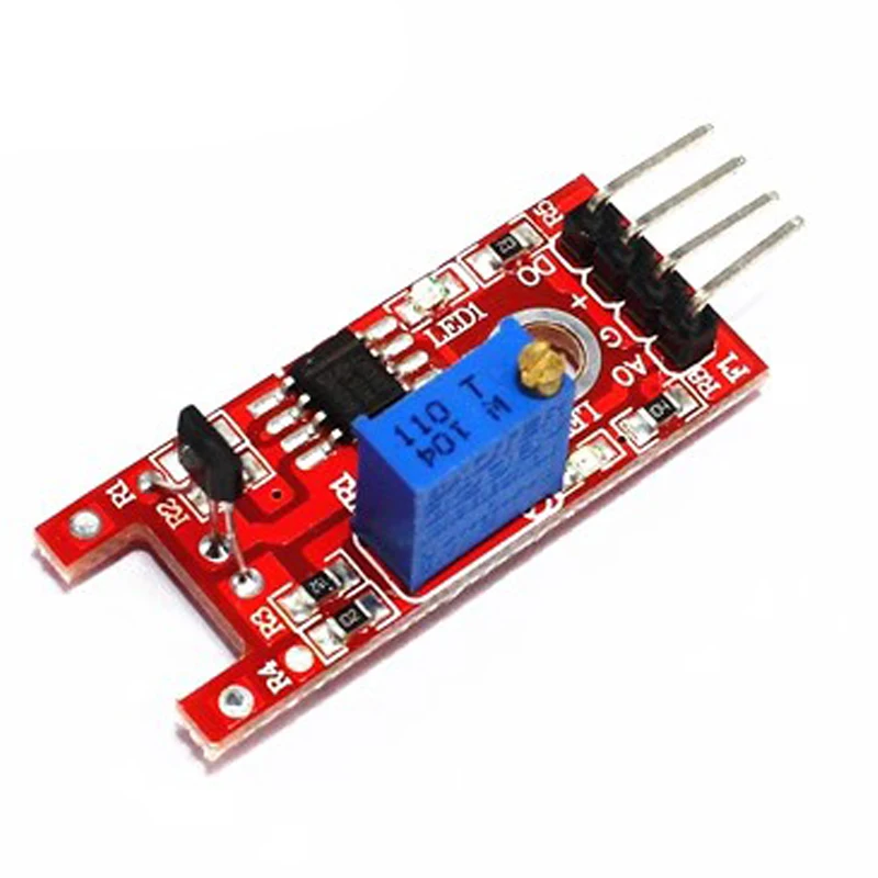 Si Tai&SH Smart Electronics 4-контактный KY-024 линейные магнитные переключатели Холла, модуль датчика подсчета скорости, стартовый комплект «сделай сам»