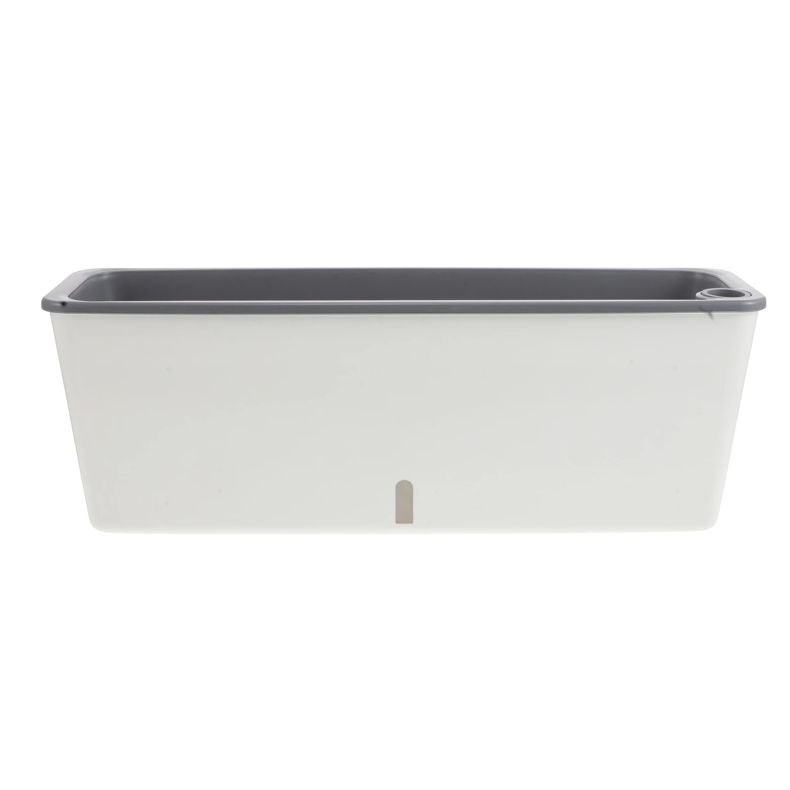 

Vegetable Planting Rectangular Flower Pot Durable Plastic Planter Window Box Multifunctional Water Storage Easy Clean Decorative