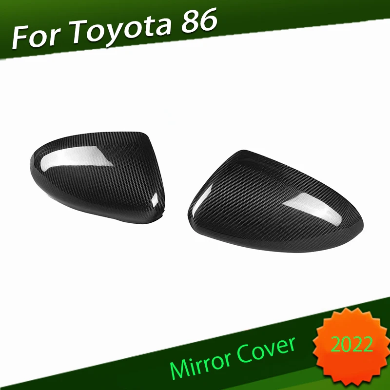 True Carbon Fiber Rearview Mirror Cover Suitable for Toyota 86 Subaru BRZ 2022 Original Model True Carbon Fiber