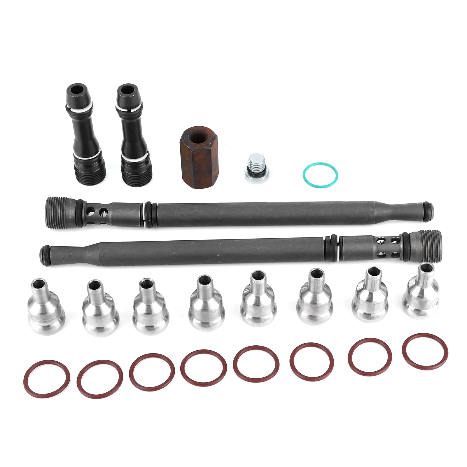 

Ремкомплект масляной рейки Ремкомплект масляной рейки высокого давления Обновленные заглушки для подставки W302908 Подходит для E350/450 6,0 л