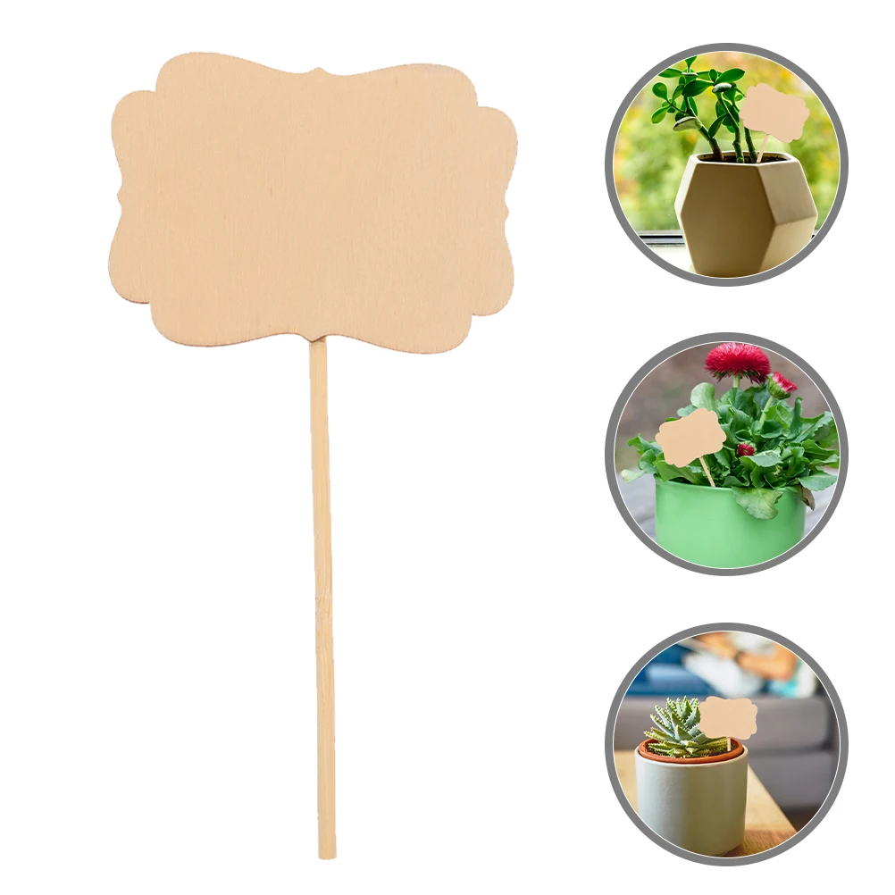 

20 Pcs Wooden Garden Signs Plant Labels for Plants Outdoor Indoor Decoration Garden Marker Plant Tags Gardening