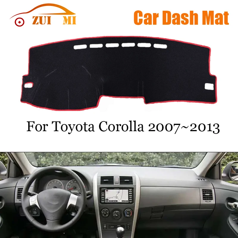 

ZUIMI Dashboard Cover Dash Mat Dashmat For Toyota Corolla 2007 2008 2009 2010~2020 LHD Dash Board Cover Pad Sun Shade