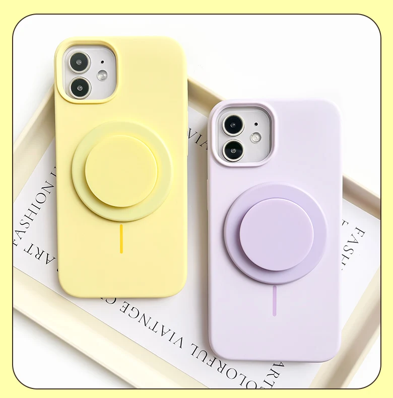 Koreanischer süßer magnetischer Telefongriff mit starkem N52-Magnet, Telefonhalter, Ständer, Poppings-Buchse, Griptok für alle Telefone – Detail 9