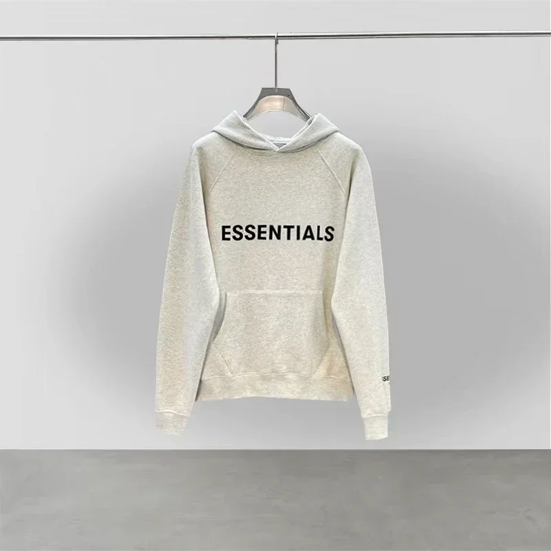 Essentials Hoodie for Men Lettering Sweatshirt High Quality Hip Hop Loose Unisex Sports Shirt Oversize Fashion Brand Pullover