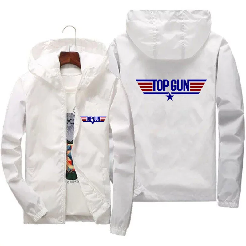 2025 new spring men's fashion hooded sunscreen jacket High quality outdoor sports casual jacket