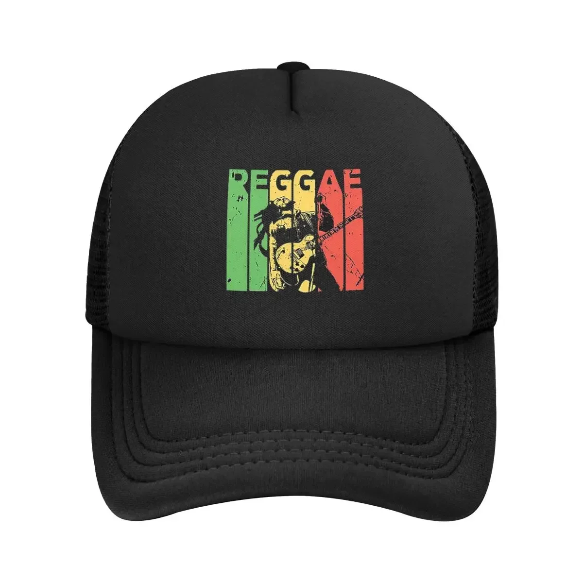 

Bob Marley Reggae Mesh Baseball Caps Snapback Fashion Baseball Hats Breathable Casual Casquette Outdoor Unisex