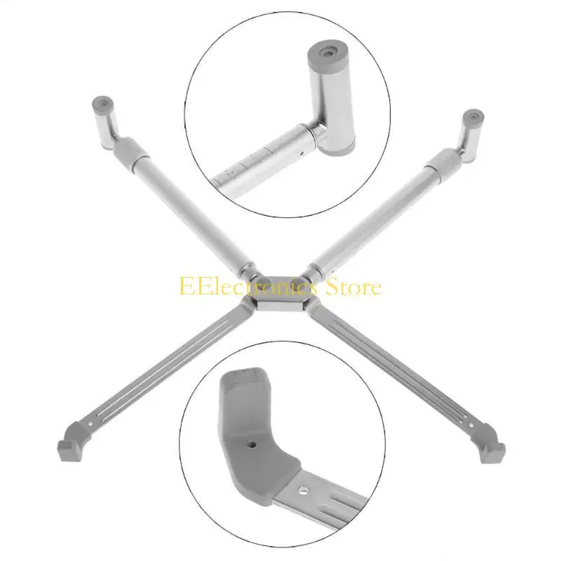 B03C جهاز تبريد مريح للكمبيوتر المحمول X-Stand قابل للطي من الألومنيوم المحمول لأجهزة الكمبيوتر المحمول مقاس 12-17 بوصة