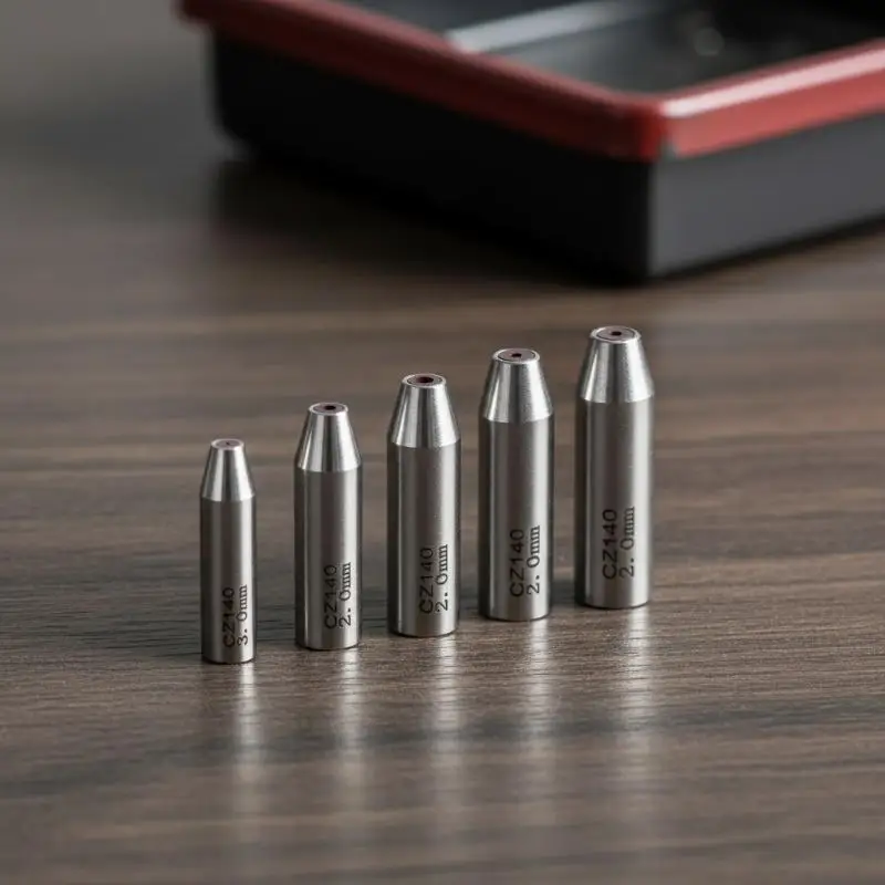 EDM Electrode Drill Guide , 12mm X 42mm , Electrode Guides , EDM Drilling Parts 0.5-3.0mm Tube Guides