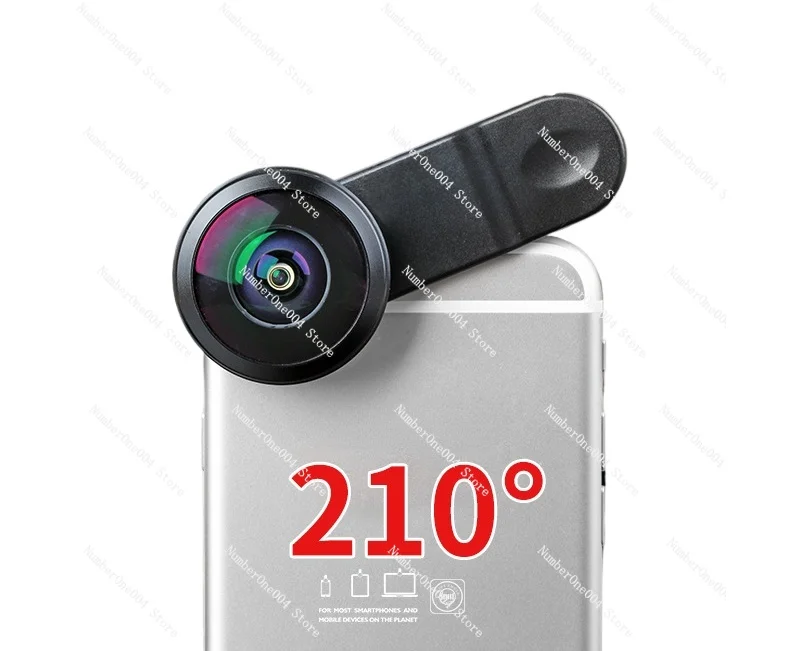 Applicable to IBOOLO cross-border patent 10MM 210-degree HD full-screen fisheye lens dynamic capture sports lens