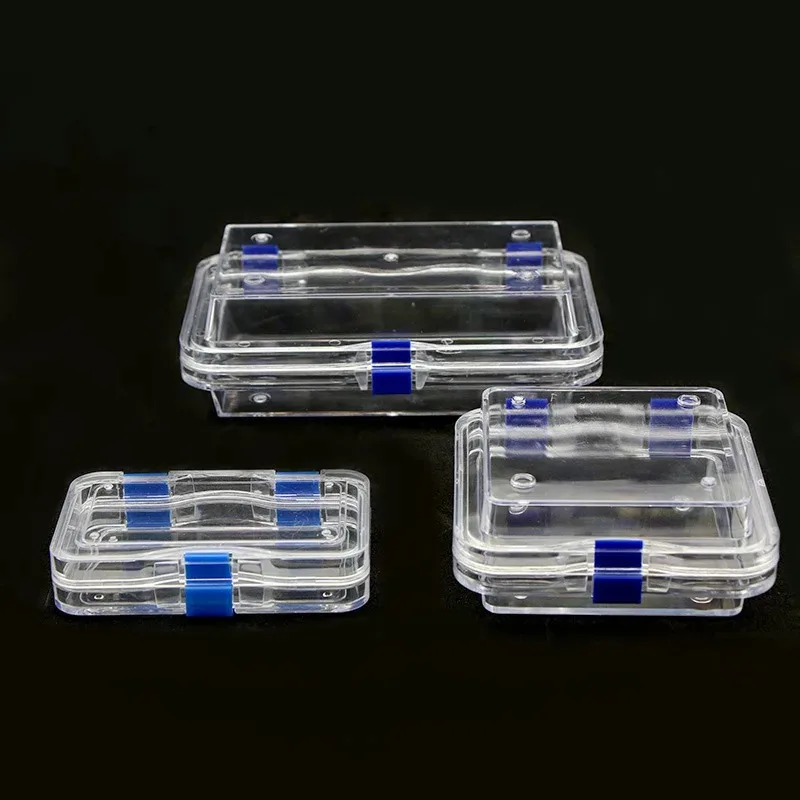 5 Pcs Transparent Film Boxes, Denture Holder Box, Film Tooth Boxes, Denture Packaging Box, Orthodontic Tools s s