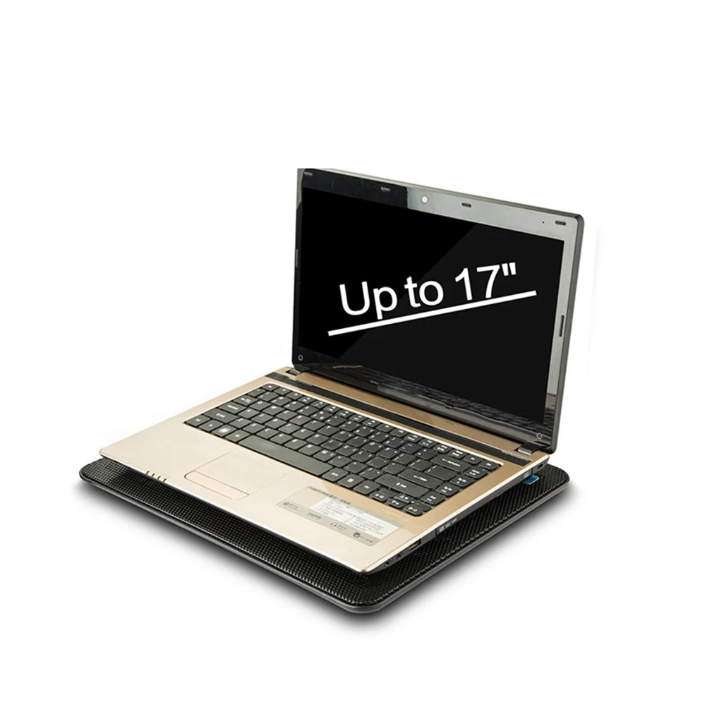

17 Inch Notebook Cooler Laptop Cooling Pad with Dual Large Fans USB Powered Silent Operation for Efficient Heat Dissipation