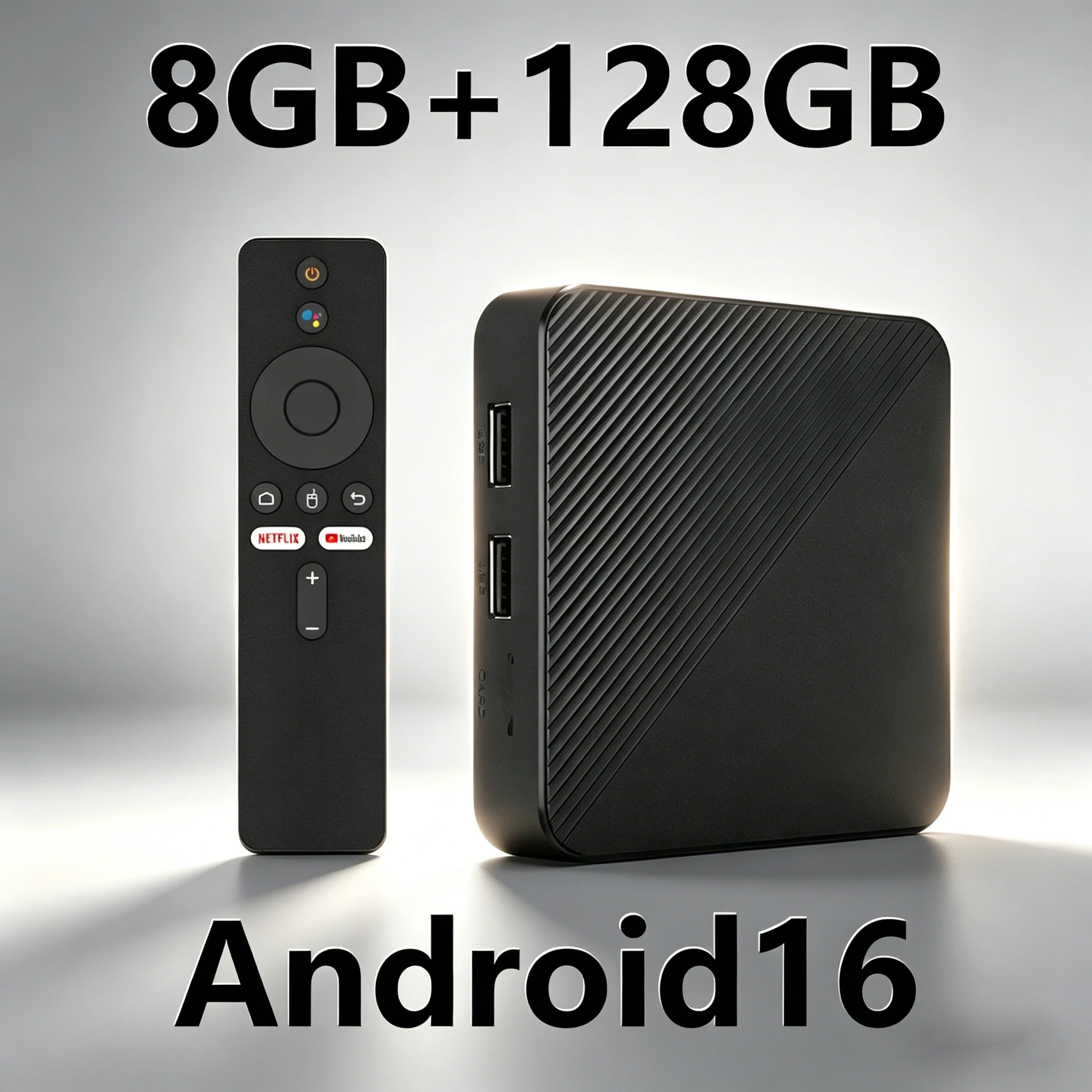 

ТВ-приставка T8 Smart TV Box Android 16 RK3518 64 ГБ/128 ГБ BT5.4 5G WiFi 6 Google Assistant 8K HD, очень быстрое устройство для потокового вещания