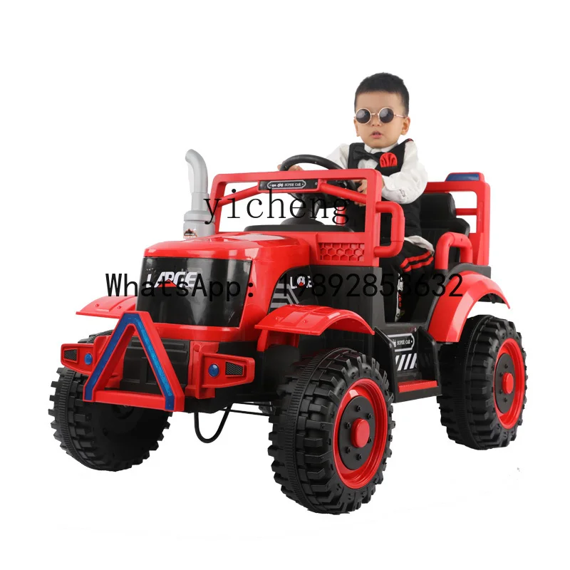 AE  Children's Electric Tractor Can  with Bucket Boys and Girls Remote Control Oversized Car Toy Car