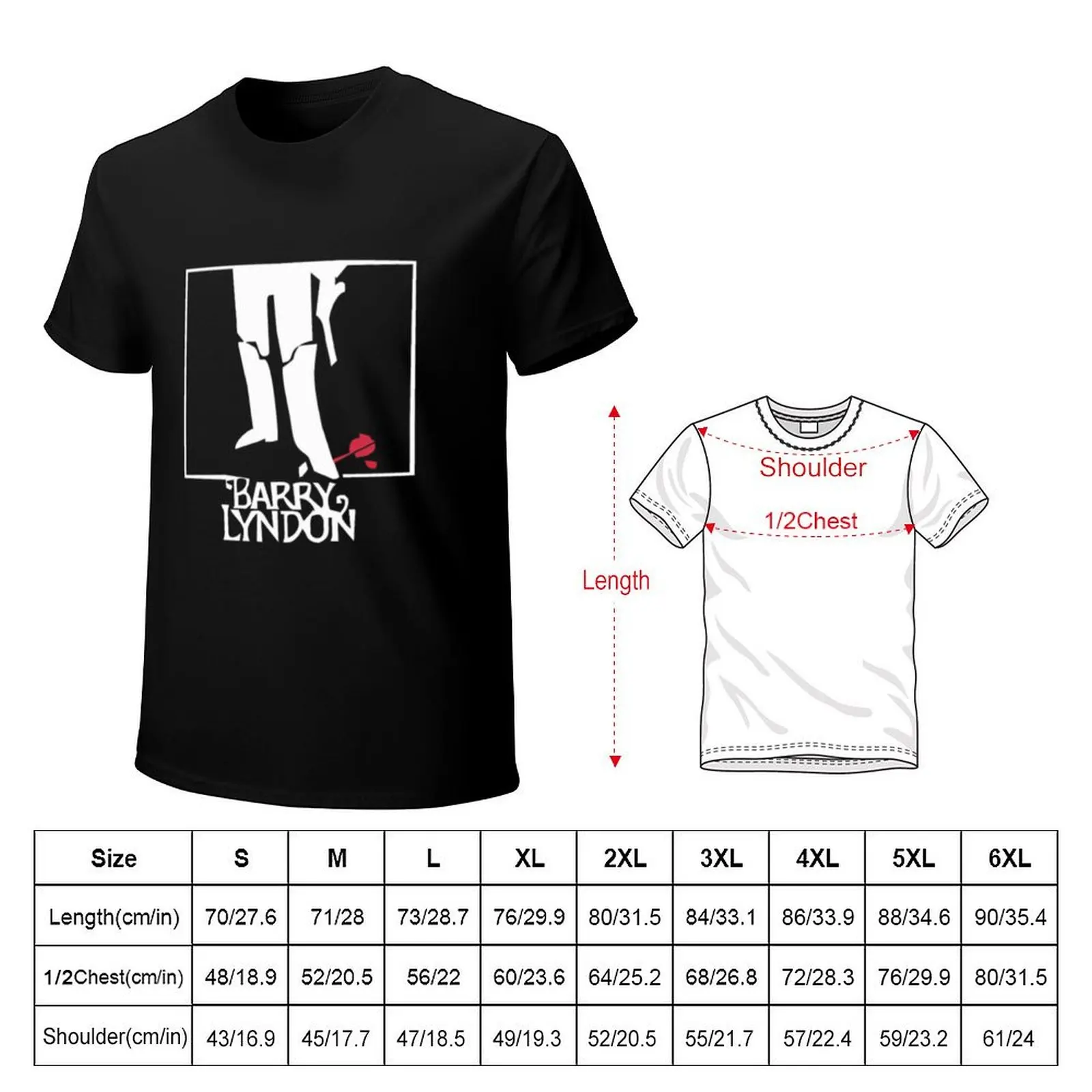 Barry Lyndon 1975 Stanley Kubrick Movie T-Shirt Thanksgiving Casual Tee