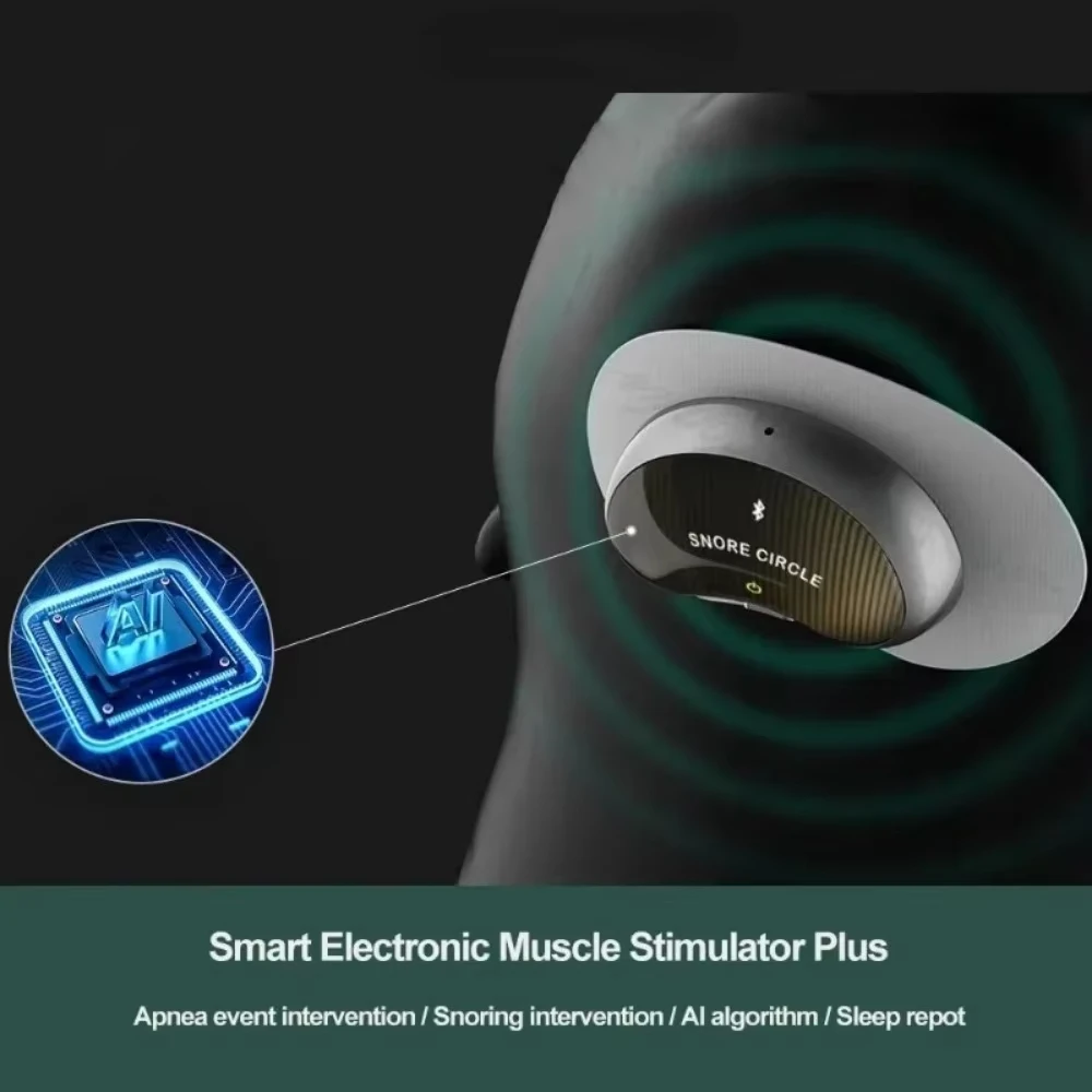 Smart Electric Anti-snoring Device YA4200/YA4100 Portable Intelligent Snore Stopper Bluetooth Sleep Apnea Improve Sleep Aid Tool