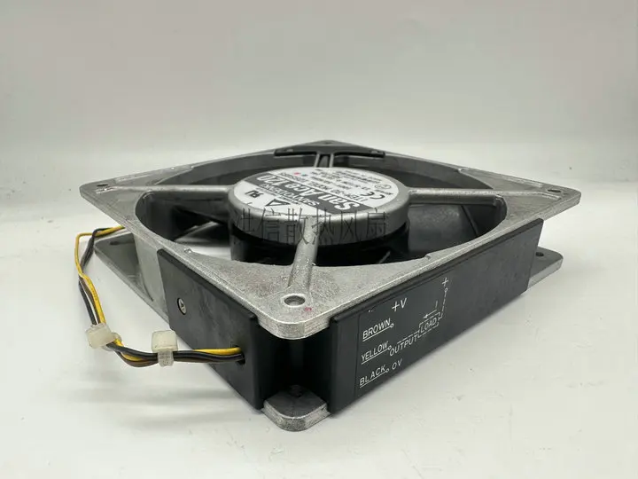 SANYO DENKI 109S485 DC 100V 0.16A 0.14A 120x120x25mm 3-Wire Server Cooling Fan