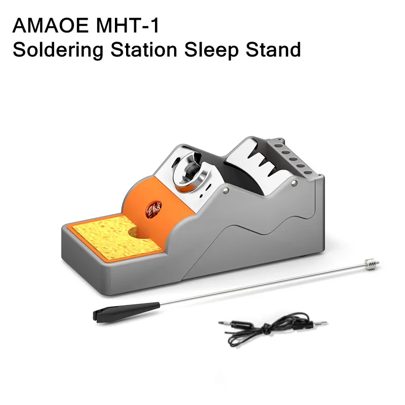 AMAOE MHT-1 Welding Station Sleep Stand Suitable Suit for C245/C210/115 Electric Soldering Iron Handles Storage Bracket Base