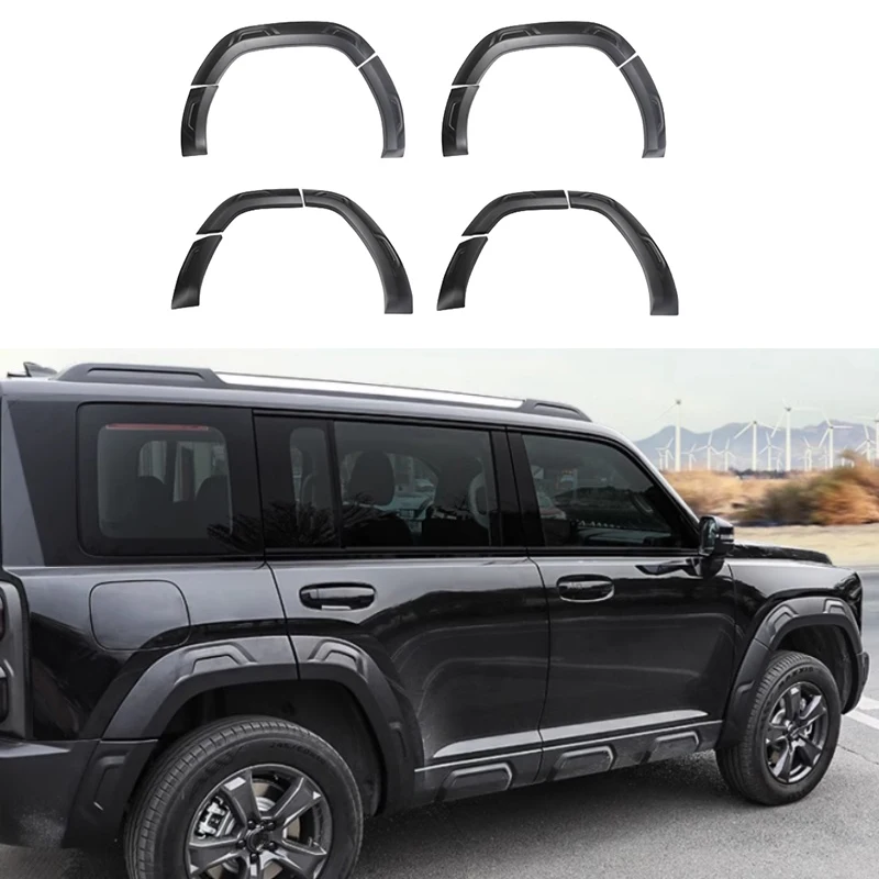 Car Wheel Eyebrow Fit for Haval Raptor Modification Widening Wheel Eyebrow Wheel Protective Shell Car Appearance Accessories