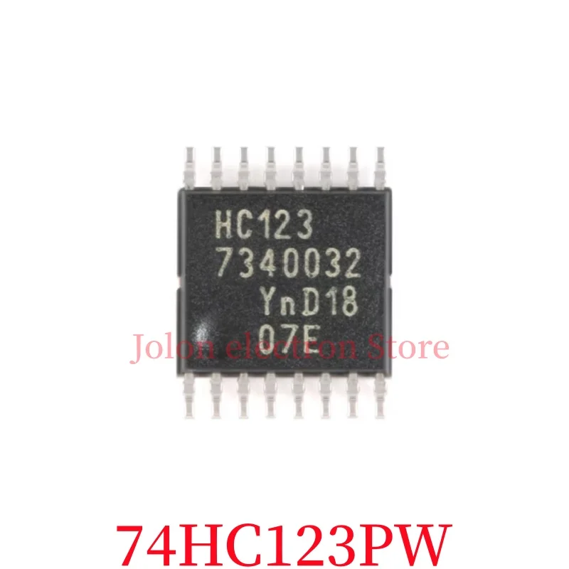 100% New  74HC123PW Surface-mount TSSOP-16 chip