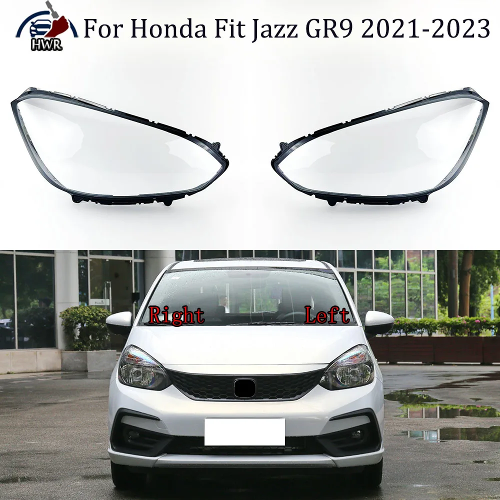 

Headlight Cover Headlamp Shell Transparent Lampshade Case Plexiglass Replace Original Lens For Honda Fit Jazz GR9 2021 2020 2023