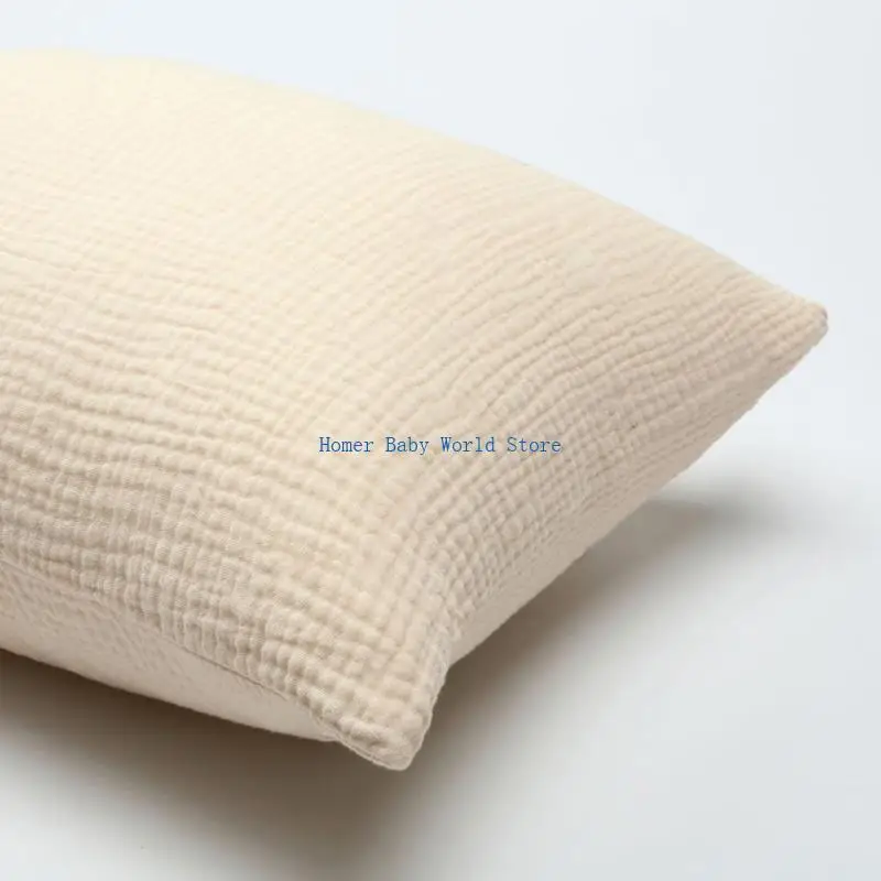 B2QD 2개/대 봉투 스타일 유아 베개 커버 코튼 통기성 아기 베개 커버
