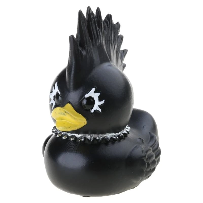 

G6KF Playfulness Duckieville Duck Gift Punk RockDuck for Duck Enthusiasts