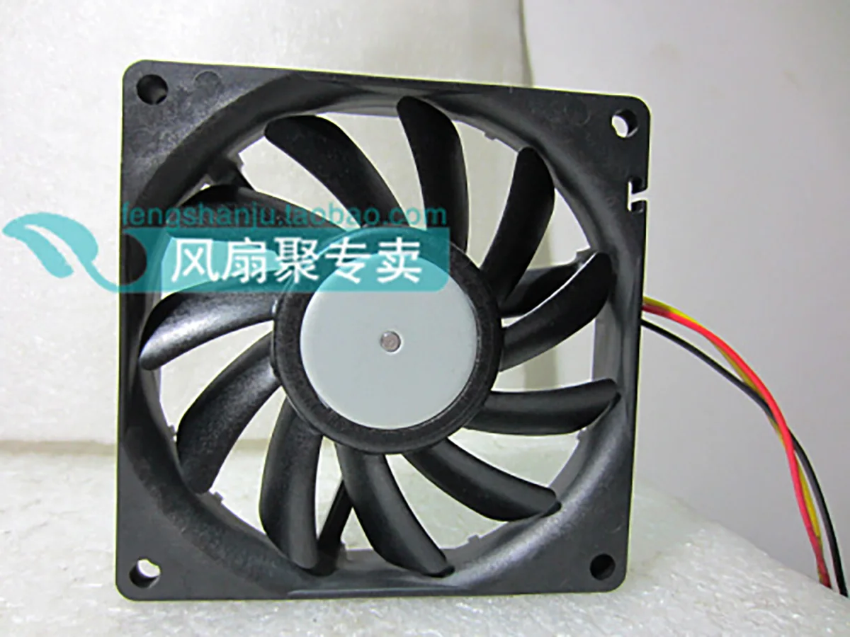 The original 109P0812T7H032 8cm 80*80*15 12V 0.22A  double ball three lines radiating fan