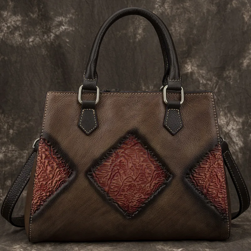 

Soft Cow Leather Personal Customization Handmade Art Painted Original Brand Women Bag Shopping Bag Handbags Luxury Designer New