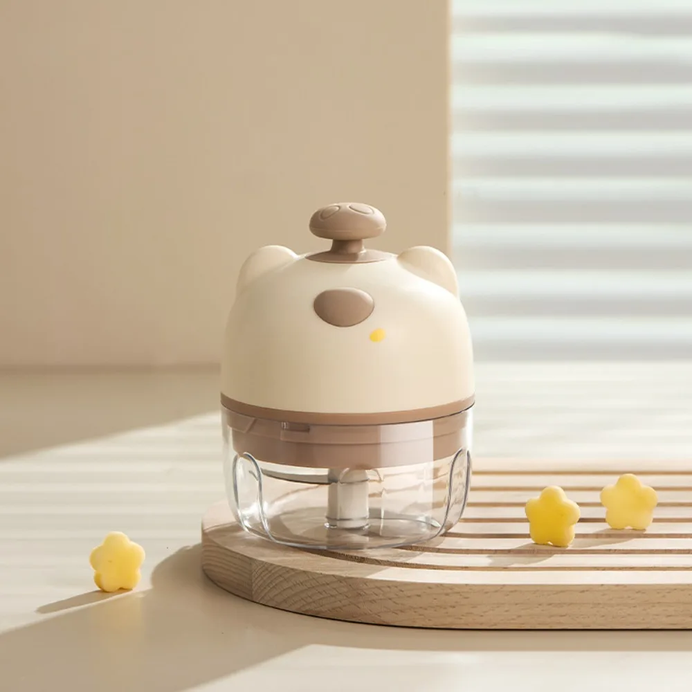 

Fall Prevention Durable Mini Garlic Mincer Rechargeable High-capacity Garlic Masher Machine Washable Food Processor Home Cooking