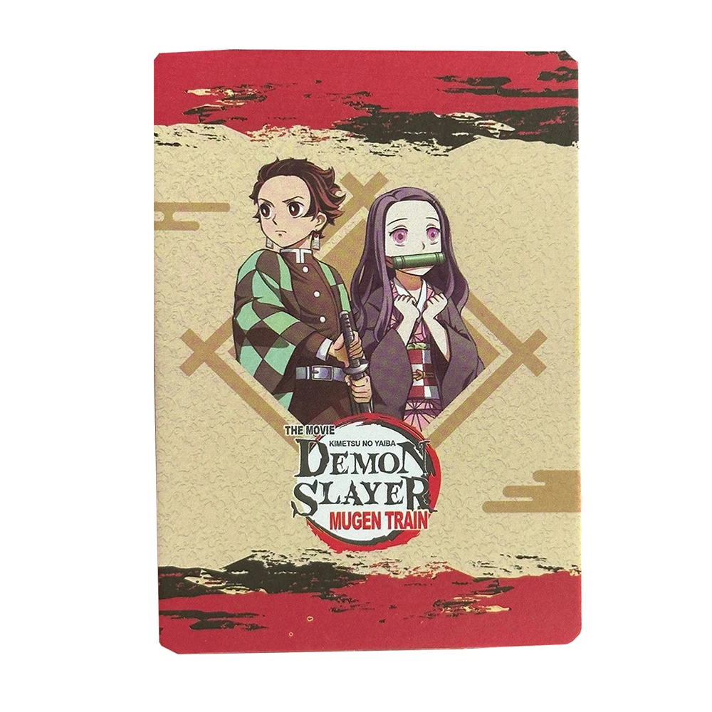 50-180PCS Flash Demon Slayer Cards Mugen Train SSP Card Ultra Rare Card Tanjirou Kamado Nezuko Character Collection Card