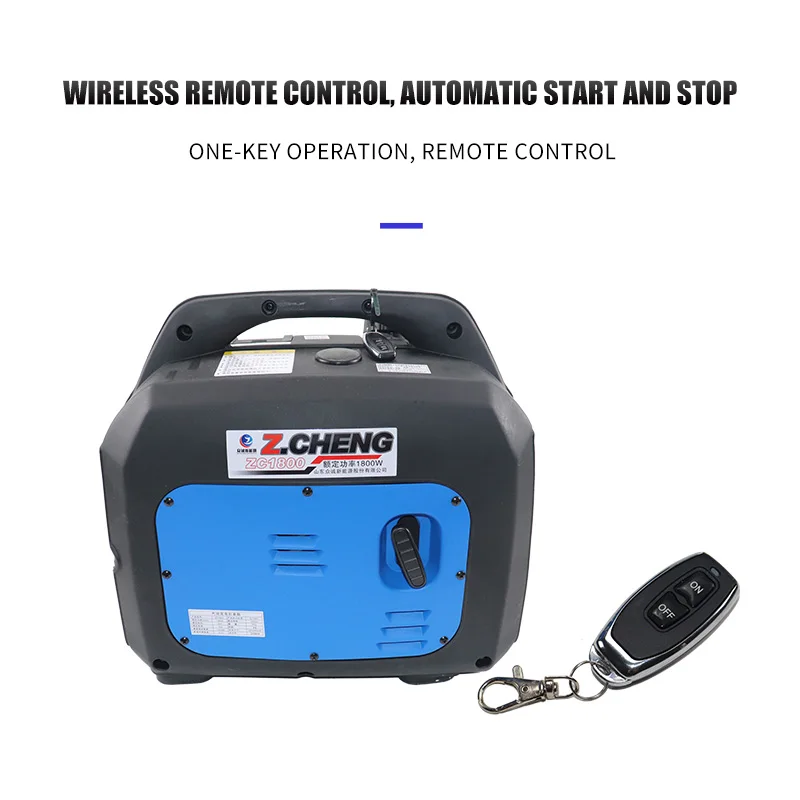 24V parking air conditioning automatic start stop gasoline generator remote start DC truck RV camping small silent generator