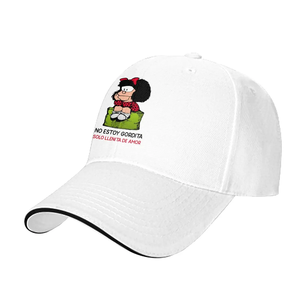 Quino Comics Baseball Caps Peaked Cap Mafalda Cartoon Sun Shade Hats for Men Women