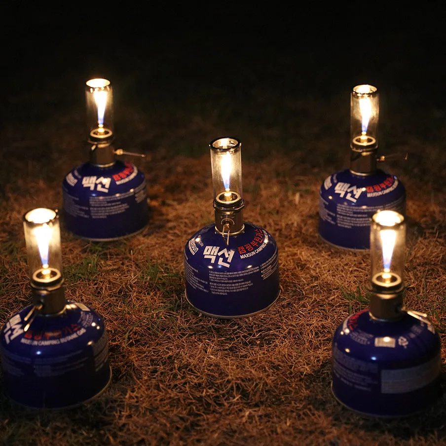 BRS-55 Dreamlike Candlelight Lamp Tent Lighting Equipment Portable Camping Lamp Windproof Gas Candle Lamp Outdoor Camping Light image 5