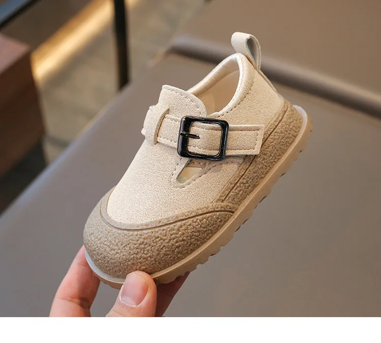 Boken-Schuhe für Jungen, weiche Sohlen, Kinderschuhe, 2025, Neuheiten, 0–1 Jahre alt, Sportschuhe für Kinder, modische Retro-Bohnenschuhe – Detail 8