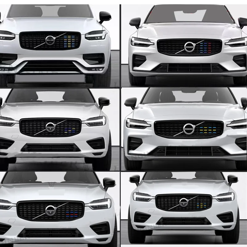 for volvo xc60 s90 xc40 xc90 v40 s60 v60 v90 v60CC V90CC RD Sports version China grid three-color strip decorative car sticker