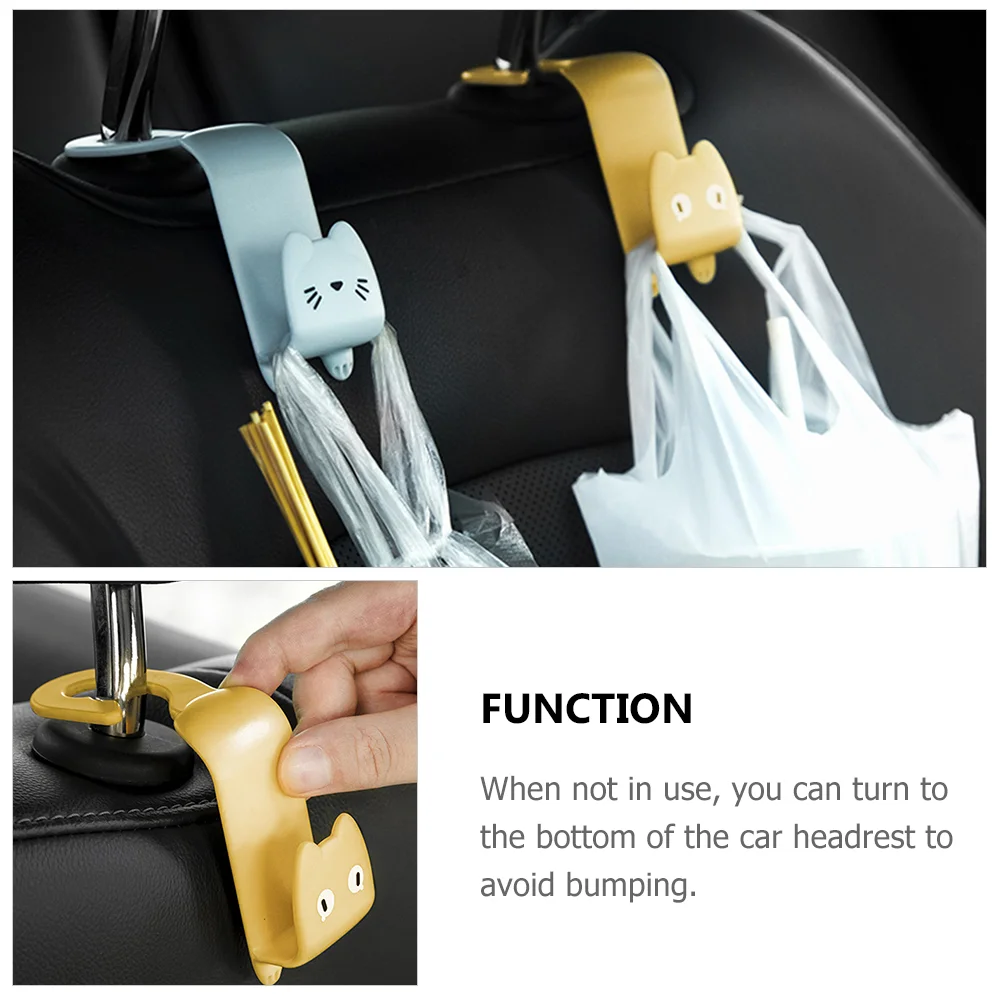 Car Hook Multi-purpose Mount Holder up Back Seat Hooks Shelf Bag Hanger for Cars