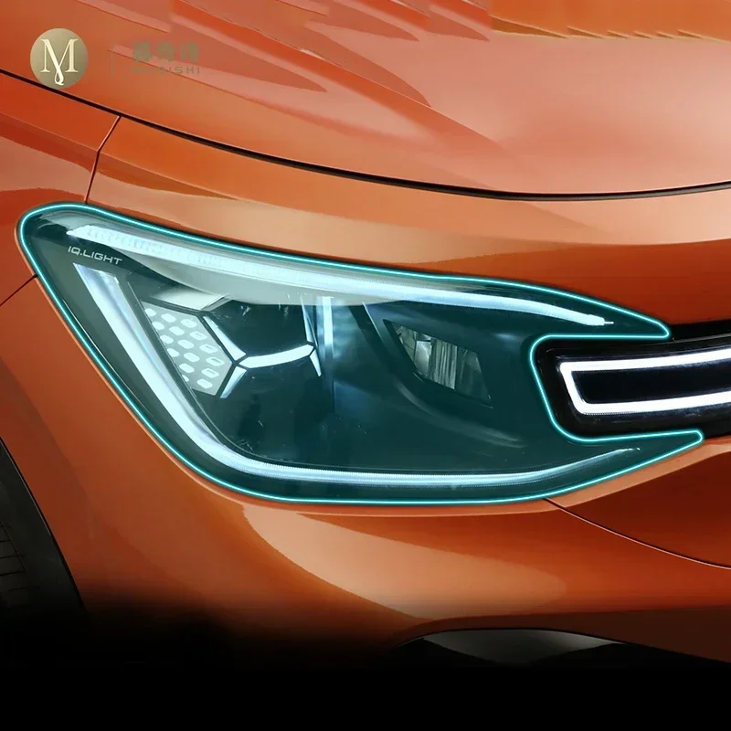 

Для Volkswagen ID.6 CROZZ 2021-2024 автомобильные внешние фары, защитная пленка из ТПУ от царапин, ремонтная пленка против царапин, аксессуары