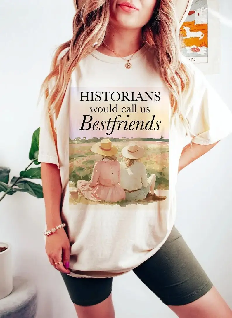 Historians would call us best friends shirt subtle lesbian queer cottagecore lgbtq pride