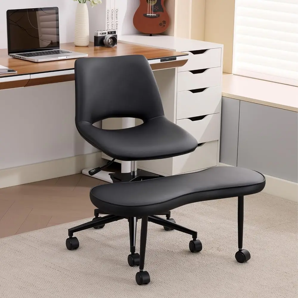 

Ergonomic Legged Oice Chair with Wheels, 360° Swivel ADHD Chairs or Adults, Height Adjustable Seat or Meditation