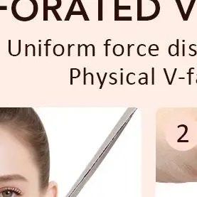 Schlankheits-Gesichtsgürtel zum Heben des Doppelkinn-Gesichtsmaske, eng, aber nicht wurnd, geeignet für alle Arten von Gesichtsform-Schlankheitswerkzeugen