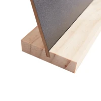 1Pcs Message Board Display Sign Wooden Base Price Tag Black Chalkboards Memo Bar 2