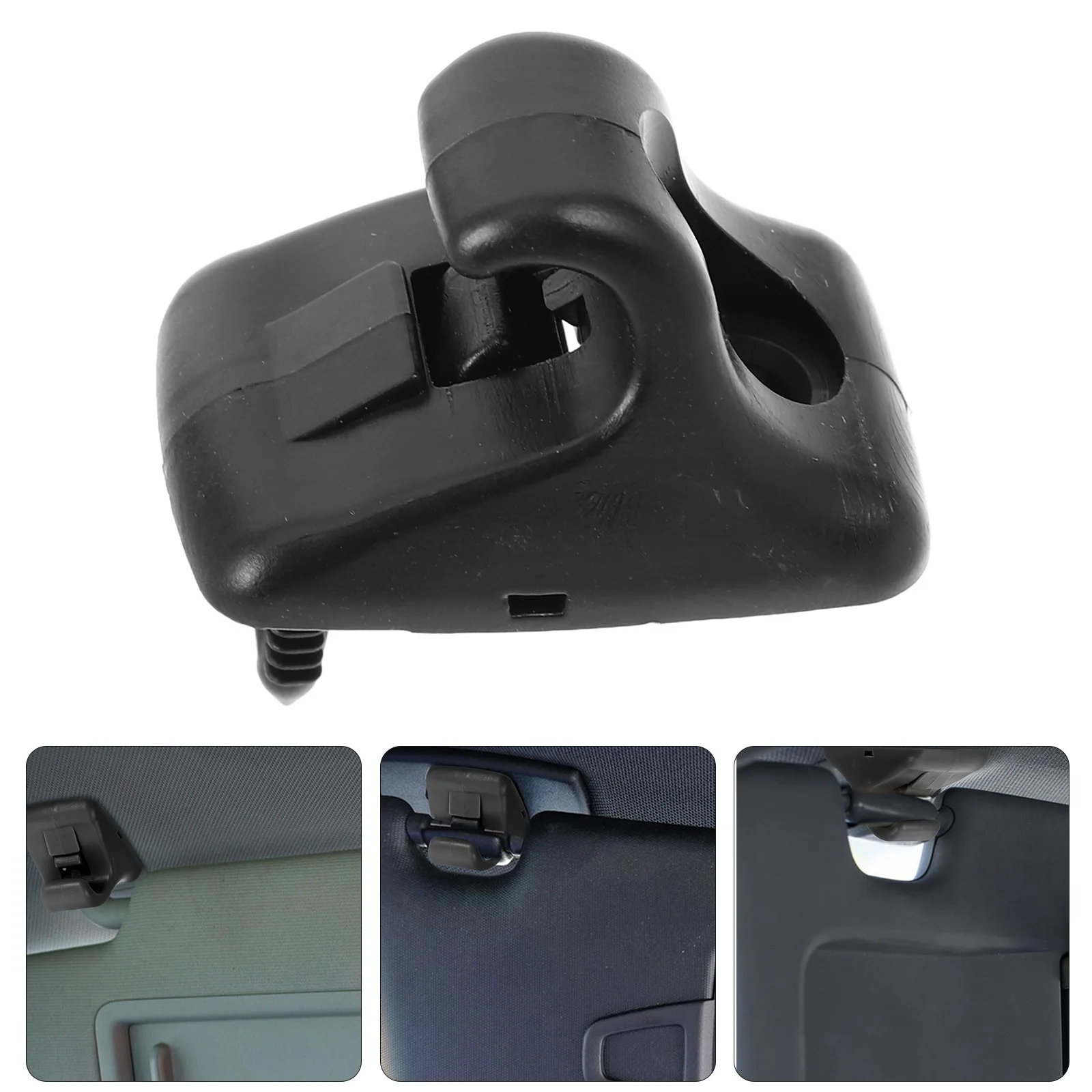 

Sun Visor Clips For Cars Black Universal Car Sun Visor Repair Kit Durable Tight Grip No Tools Easy Install Anti-Slip