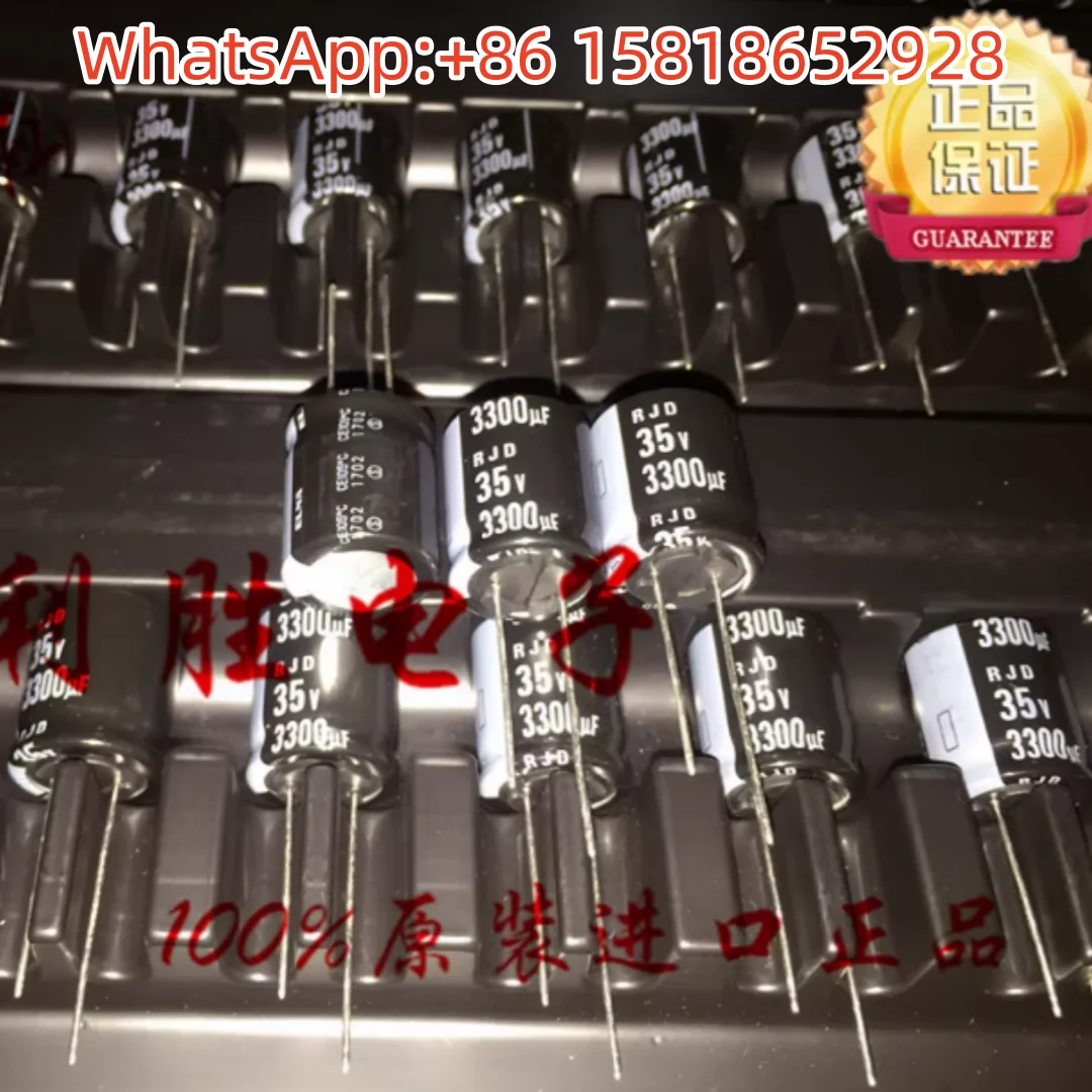

5pcs 3300UF 35V Japan Elna audiophile capacitors 35V3300UF 18*20 RJD