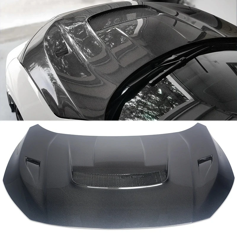 

New VARTS Style Carbon Fiber Bonnet Hood For Honda For Civic 10th Gen Compatible With FK8 FK7 FC Models