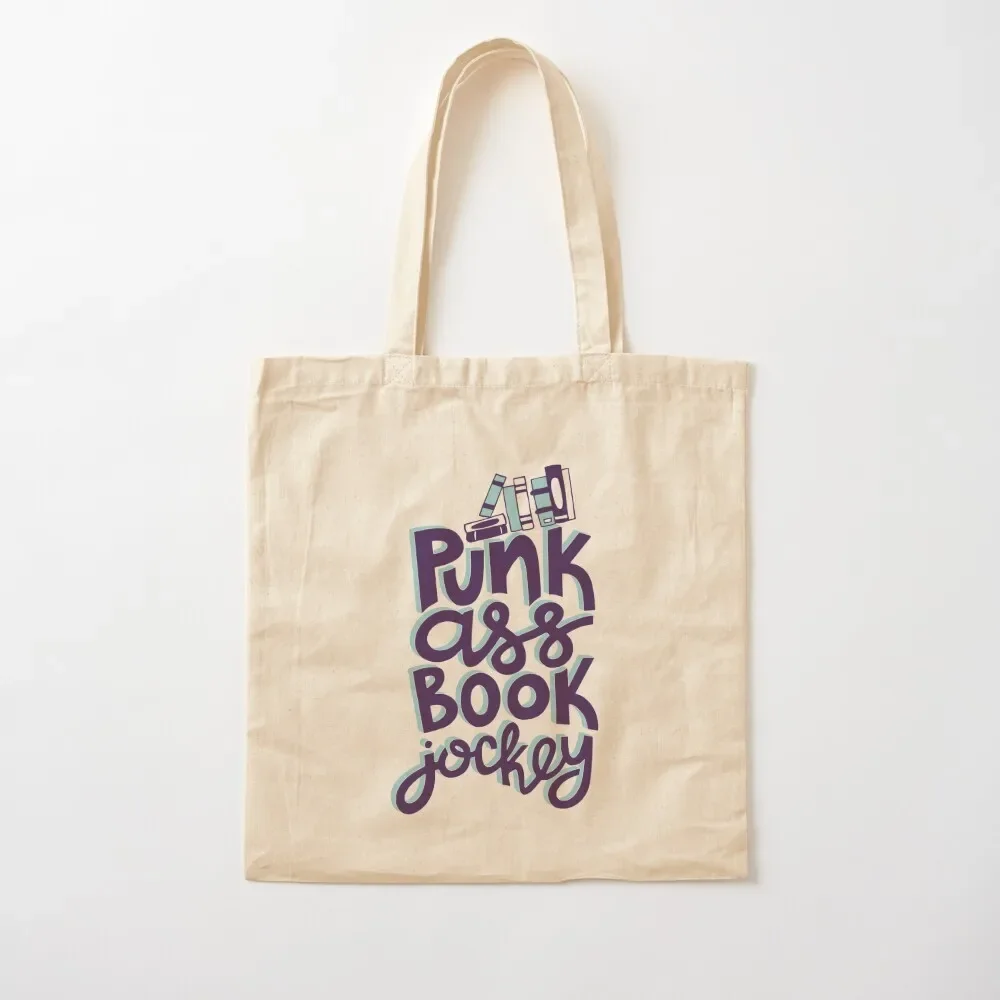 

Punk Book Jockey Librarian Funny Design Tote Bag Gift bag Women's beach bags bag for beach