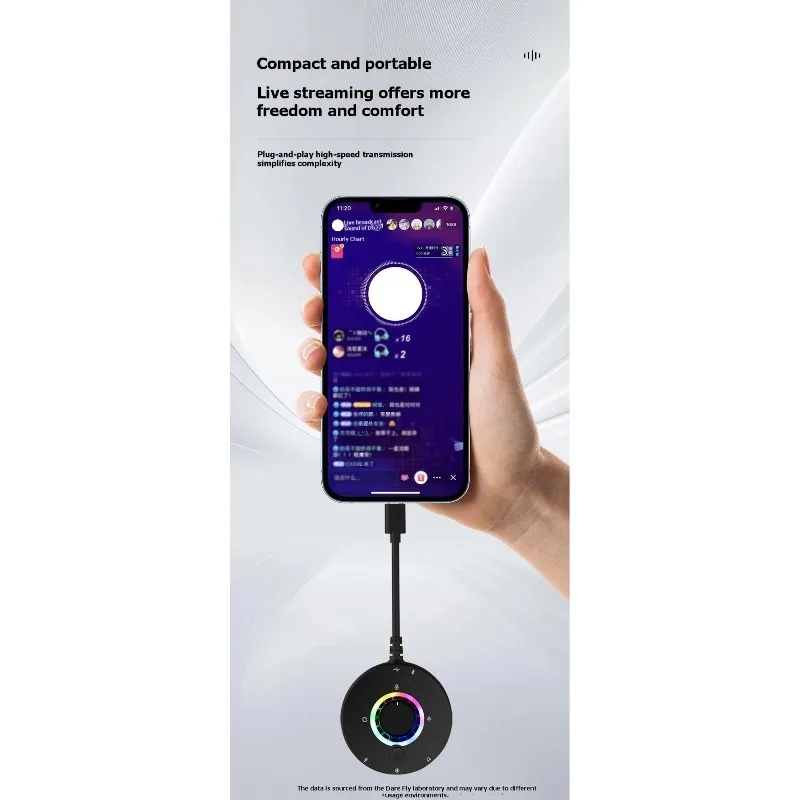 

Комплект звуковой карты LXYB18B D622 для мини-стриминга с Bluetooth, пультом ДУ, микрофоном и аккомпанементом
