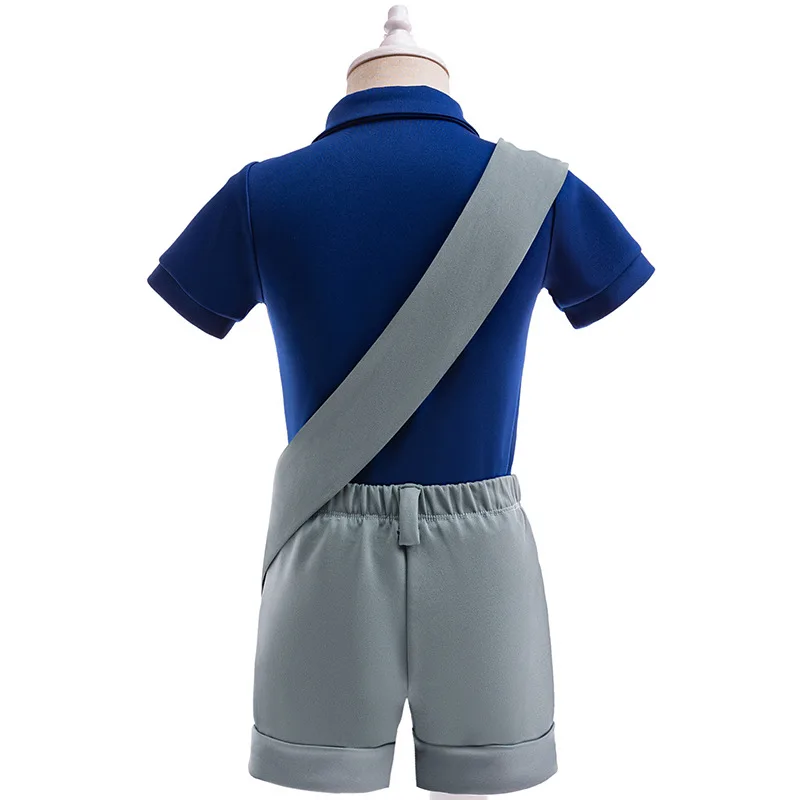 هالوين زي الاطفال مفوض الأرض زي الفضاء اكسبلورر زي الأولاد قميص + شورت 2 قطعة مجموعات كرنفال تأثيري حلي