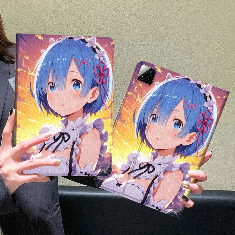 

R-Re Z-ZEROS Girl Cute Tablet Case For Xiaomi Redmi Mi Pad 5 6 6s 7 SE Pro Max Ultra 12.4 12.5 14 inch